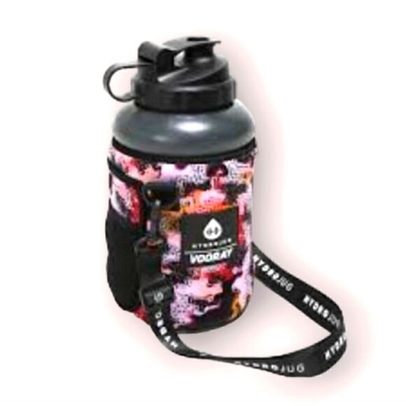 NEW HydroJug X Vooray Collab Limited Edition Neoprene Sleeve with Strap - Picture 1 of 6